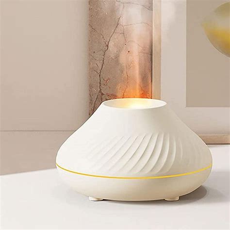 Hiddit Flame Air Diffuser Essential Oil Diffuser 130ml Portable Usb Cool Mist Humidifier With