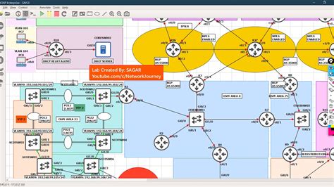 Ccnp Enterprise Massive Lab Topology With 100 Lab Workbook Admission Started Youtube