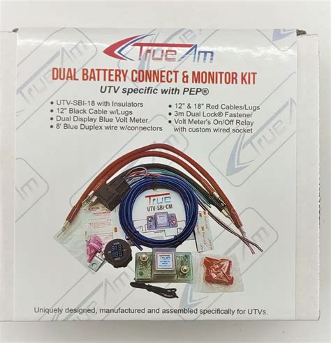 Honda Pioneer Dual Battery Kit True W Voltage Gauge