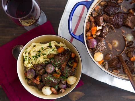 Boeuf Bourguignon (Beef Stew With Red Wine, Mushrooms, and Bacon) Recipe | Beef bourguignon ...