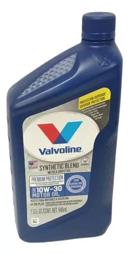 Aceite Valvoline Semisintético 10w30 De Litro MercadoLibre