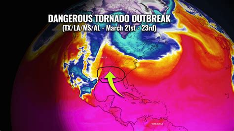 A New Dangerous Severe Weather And Tornado Outbreak For The South And