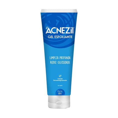 Acnezil Gel Esfoliante G Auxilia Na Preven O De Cravos E Espinhas