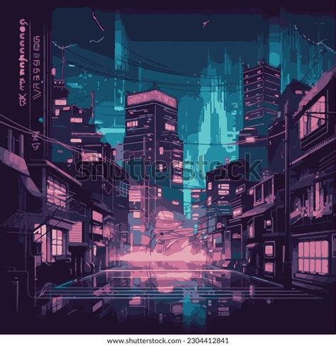 Anime Cyberpunk City: Over 87 Royalty-Free Licensable Stock Vectors & Vector Art | Shutterstock