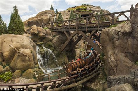 Take A Video Ride Of Disneys New Seven Dwarfs Mine Train Daily Mail