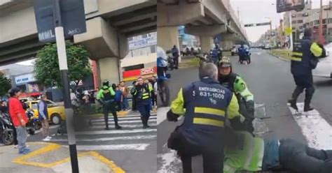 Terror En San Borja Policía Que Frustró Asalto A Cambista Quedó Herido Y Un Delincuente Murió