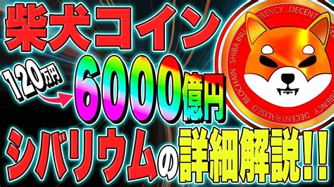 【柴犬コインshiba】億り人量産銘柄！！上場後50万倍を記録！！シバリウムの詳細を解説！！【仮想通貨】【最新】【今後】【初心者】【草