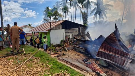 Dua Rumah Hangus Tebakar Di Lau Rambong Tigalingga Dairi 3 Mobil