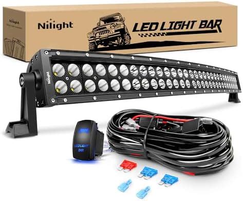 Amazon Dasen Inch Curved Led Light Bar Hidden Front Bumper