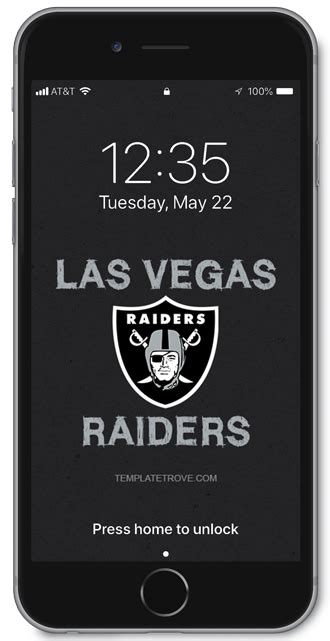 2023 2024 Las Vegas Raiders Lock Screen Schedule For Iphone 6 7 8 Plus