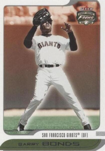 Fleer Focus Jersey Edition Barry Bonds Barry Bonds For Sale