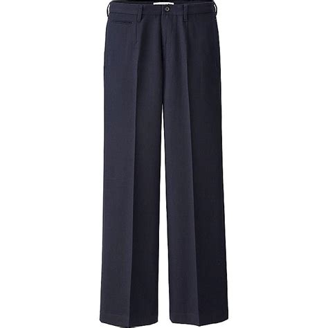 Women Idlf Flannel Wide Leg Pants Uniqlo Us