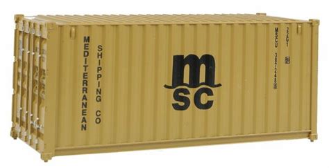 Walthers 20 Corrugated Container Assembled Mediterranean