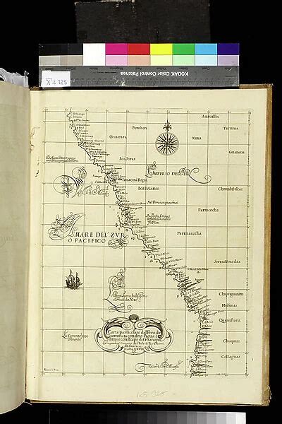 Geography Map Representation Of Perus South American Coast