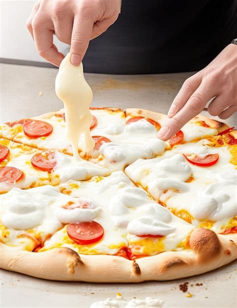 Pizza Con Queso Mozzarella Y Tomate En Un Fondo Blanco Foto Premium