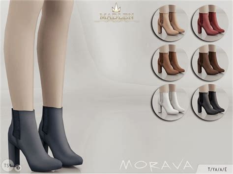 Madlen Sims 4 Cc Shoes Shoe Boots Sims 4