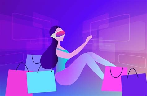 Vectores E Ilustraciones De Compras Realidad Virtual Para Descargar Gratis Freepik