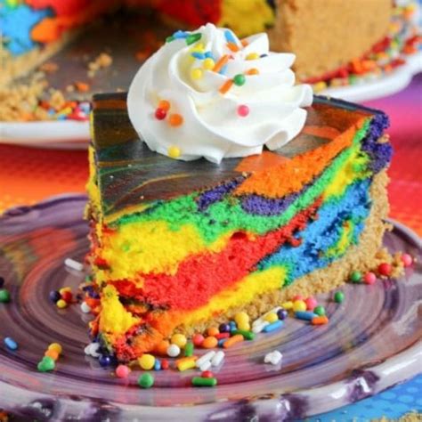 rainbow cheesecake recipe  katrinas kitchen