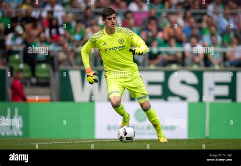 Bremen Germany 7th Aug 2016 Chelsea S Goalkeeper Thibaut Courtois