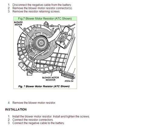 Jeep Cherokee Blower Motor Location