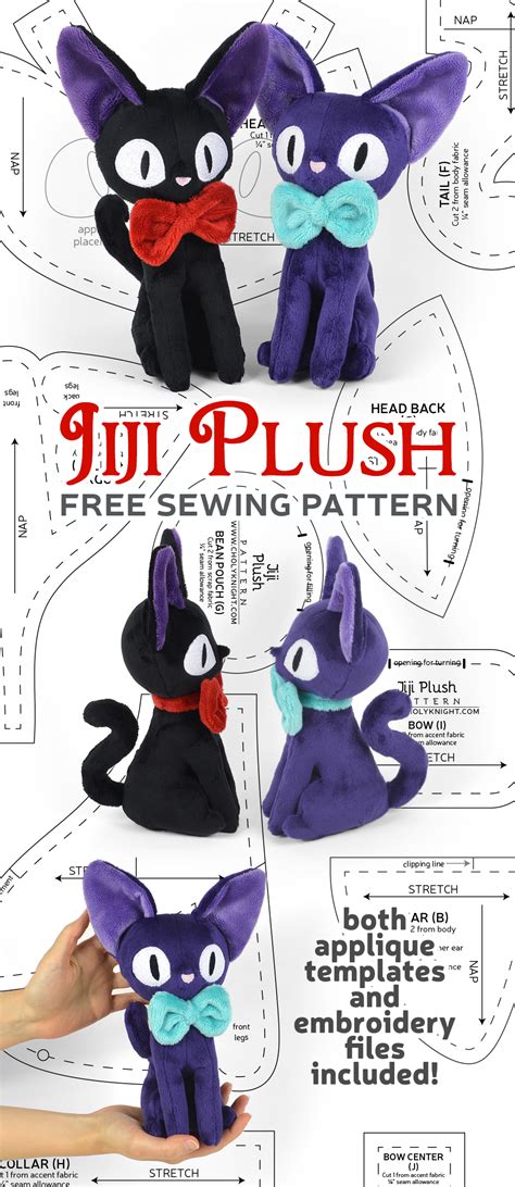 Free Pattern Friday Jiji Plush Sew Desu Ne