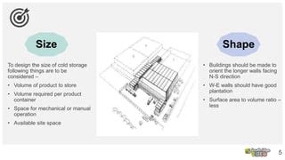 Cold storage ( Types & Design) | PPT