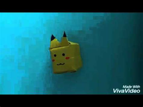 Como Hacer Un Pikachu De Papel YouTube