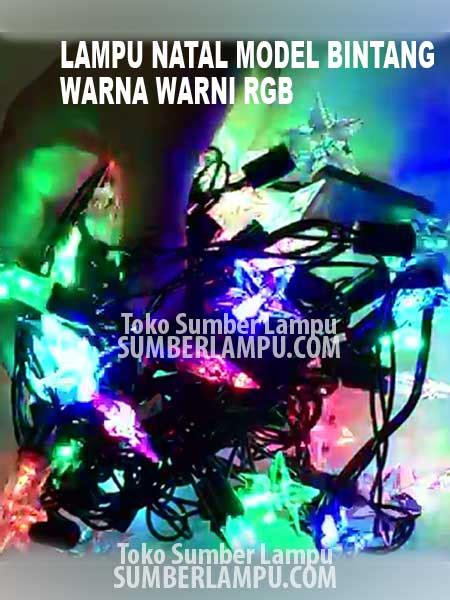 Jual Lampu Natal LED Aneka Model Warna Warni RGB Sumber Lampu