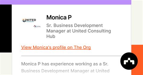 Monica P Sr Business Development Manager At United Consulting Hub