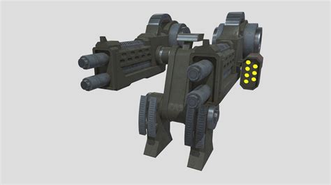 Stationary Turret 3d Model By Prudnikovivdorlak 436460f Sketchfab