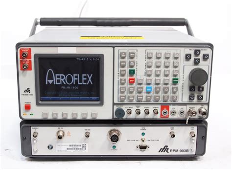 Aeroflex IFR FM AM 1600 Communications Service Monitor With RPM 003