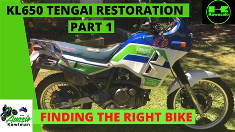 KLR650 Tengai RESTORATION Part 1 FINDING THE RIGHT BIKE And Tear Down