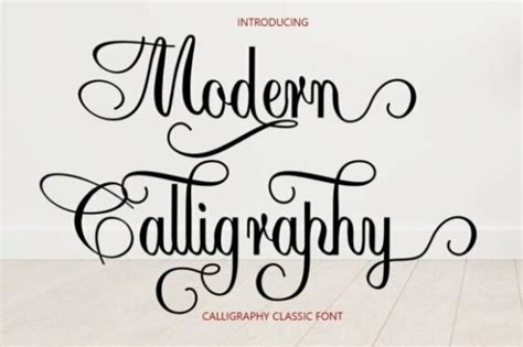 Modern Calligraphy Font - Font Canyon