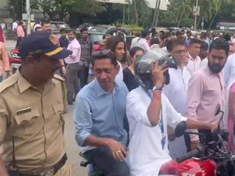 Shantanu Naidu Stopped By Mumbai Police While On Bike During Ratan Tata