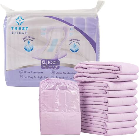 Amazon TREST Elite Briefs For Men And Women Overnight Diapers For