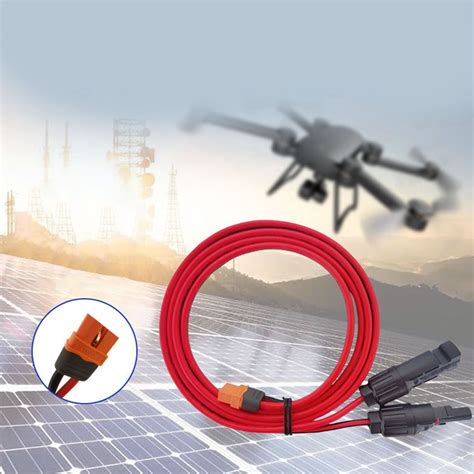 Mlless Solar Charge Cable Xt60i Adapter For Solar Panel Connection