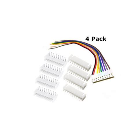 Jst Xh 10 Pin Connector Kit 4 Pack Micro Robotics