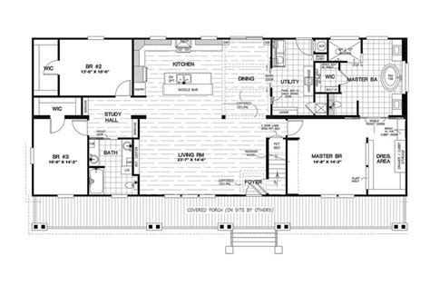 Floorplan SANDOLLAR | 58CST32703AM - Modular Home Plans