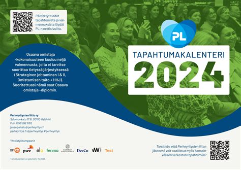 Pl Tapahtumakalenteri By Perheyritysten Liitto Issuu