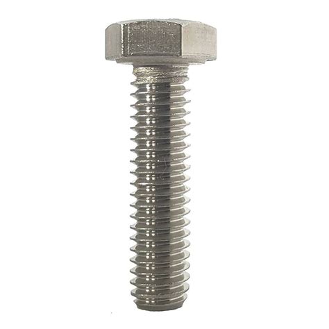 Fastenere 12 13 X 1 Hex Head Tap Bolts Fully Threaded Stainless