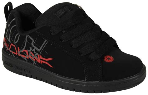 Dc Kids Star Wars Court Graffik Shoe Black Red