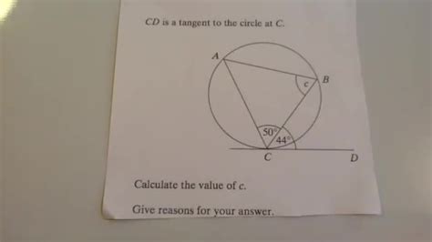 Circle Theorems – examples | Corbettmaths