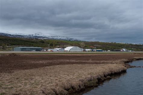 Akureyri Airport in Iceland Editorial Photo - Image of scenic ...