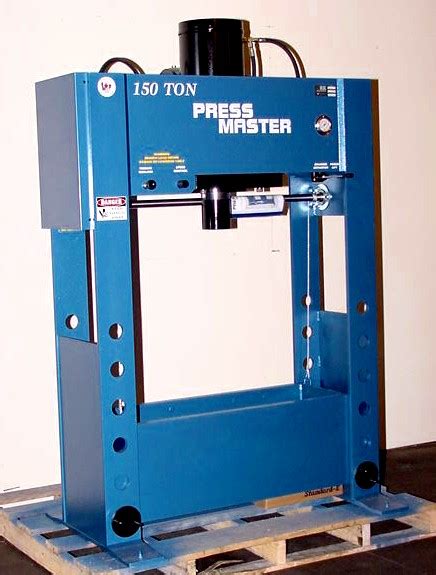 150 Ton 16 Stroke Pressmaster Hfp 150 H Frame Hydraulic Press Ref No