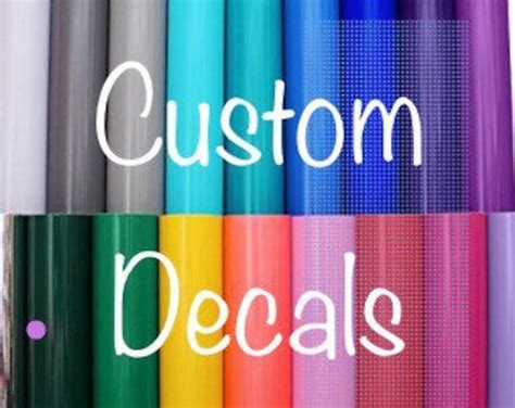 Custom Vinyl Decals, Decals, Vinyl Decals - Etsy