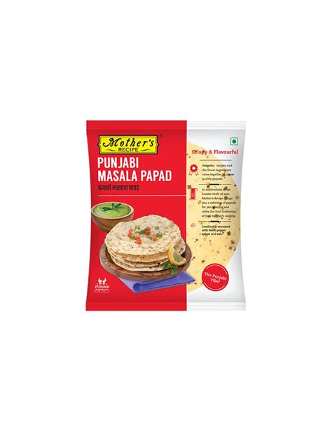 Mothers Recipe Punjabi Masala Papad 200gms