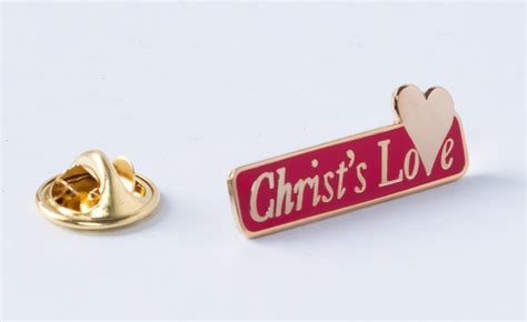 Christs Love Lapel Pin Publicise Jesus