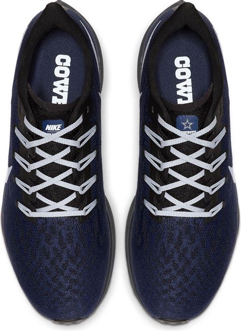 Nike Dallas Cowboys Air Zoom Pegasus 36 Running Shoes in Navy/Grey ...