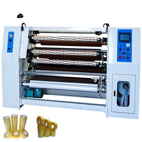 Auto Labeling Adhesive BOPP Scotch Gum Tape Slitter Rewinder Machine