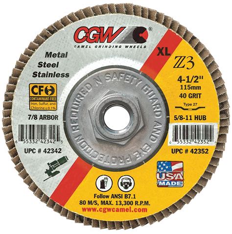 Cgw Abrasives Flap Disc X T Z Reg G T